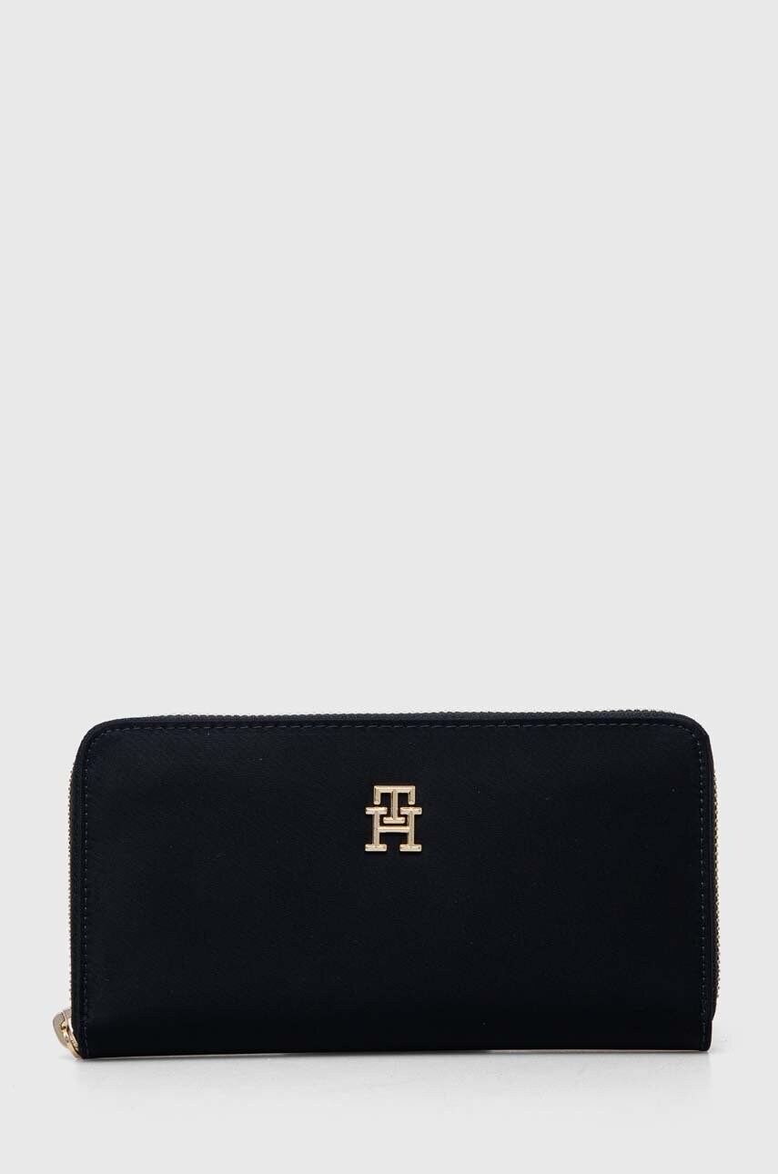 Levně Peněženka Tommy Hilfiger tmavomodrá barva, AW0AW15642