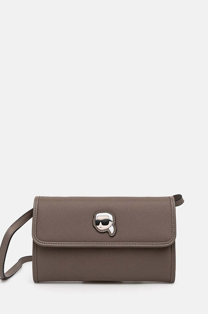 Karl Lagerfeld portofel femei, culoarea maro, 245W3218 Karl Lagerfeld portofel femei, culoarea maro, 245W3218