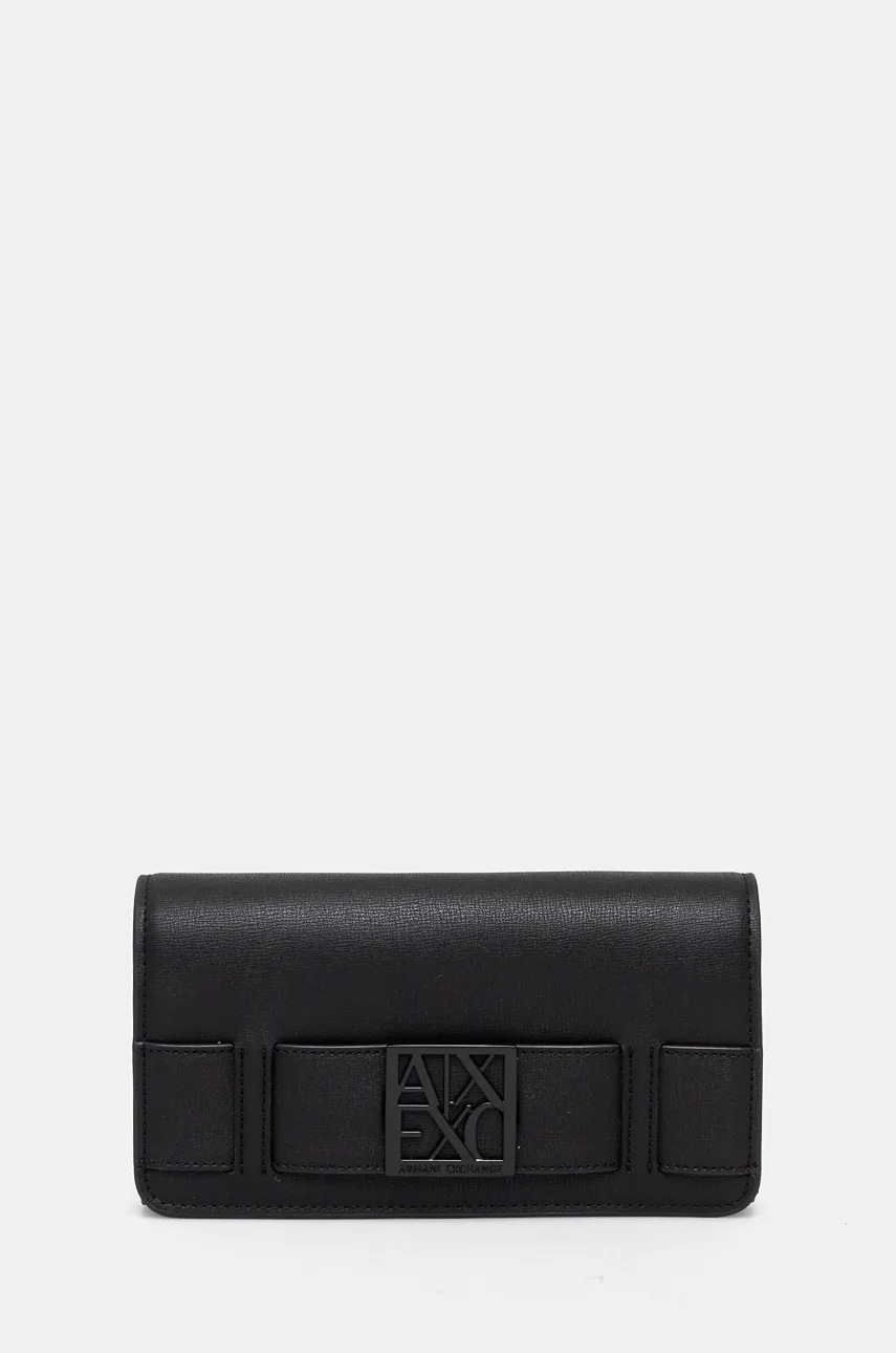 

Портмоне Armani Exchange дамски в черно 948572 0A874, Черен