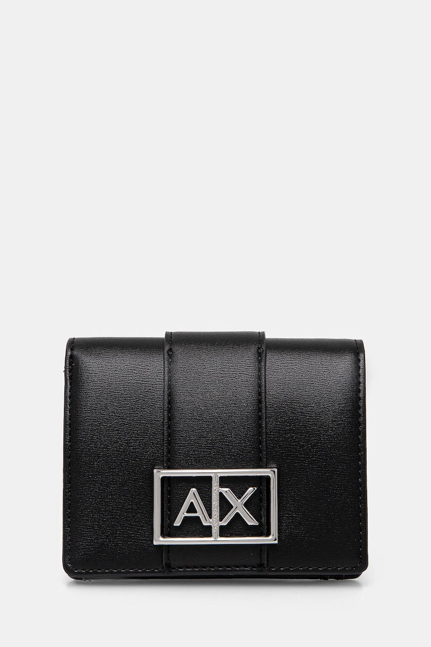Armani Exchange portofel femei, culoarea negru, XW000360 AF12039