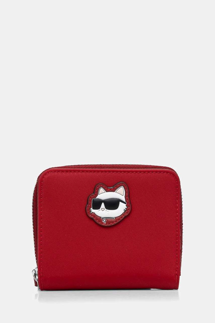 Karl Lagerfeld portofel femei, culoarea rosu, A1W32043