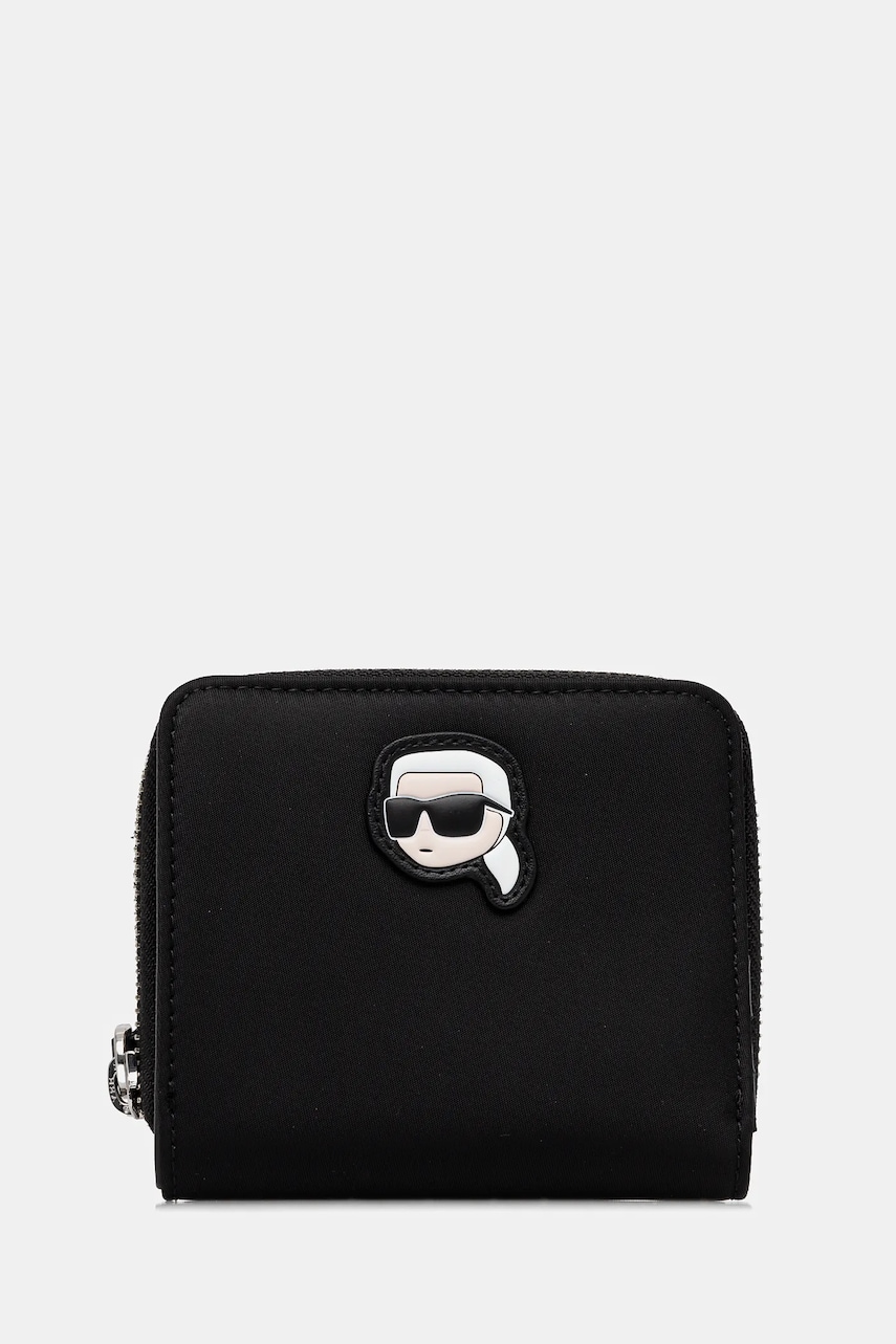 Karl Lagerfeld portofel femei, culoarea negru, A1W32078 Karl Lagerfeld portofel femei, culoarea negru, A1W32078