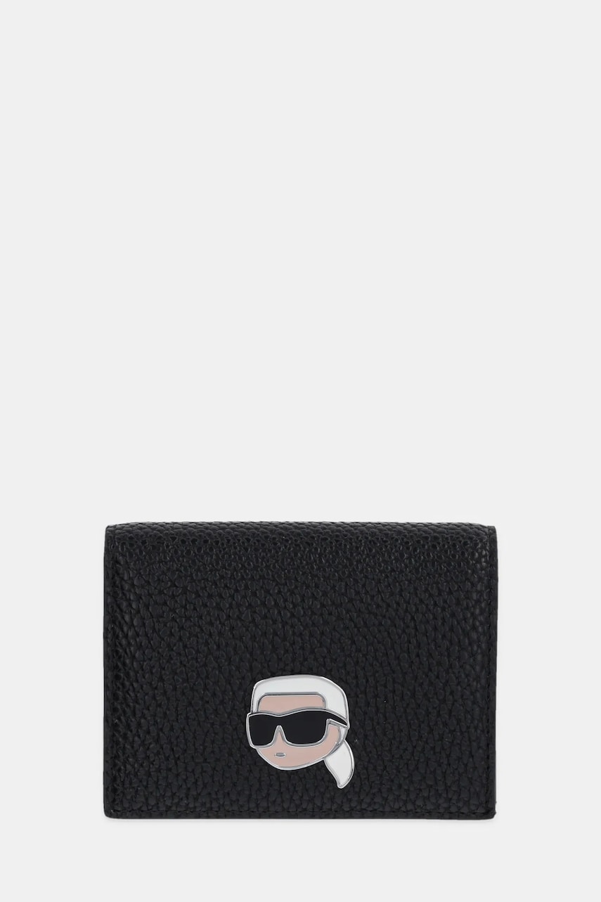 Karl Lagerfeld portofel femei, culoarea negru, A1W32125 Karl Lagerfeld portofel femei, culoarea negru, A1W32125
