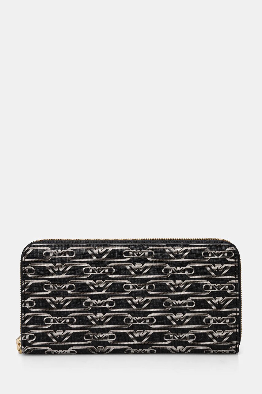 Emporio Armani portofel femei, culoarea negru, EW000366 AF11951