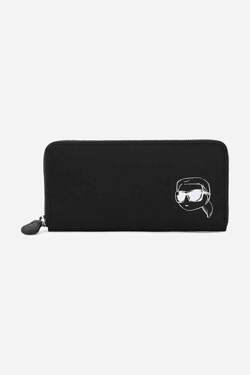 Karl Lagerfeld portofel femei, culoarea negru, A2W32021