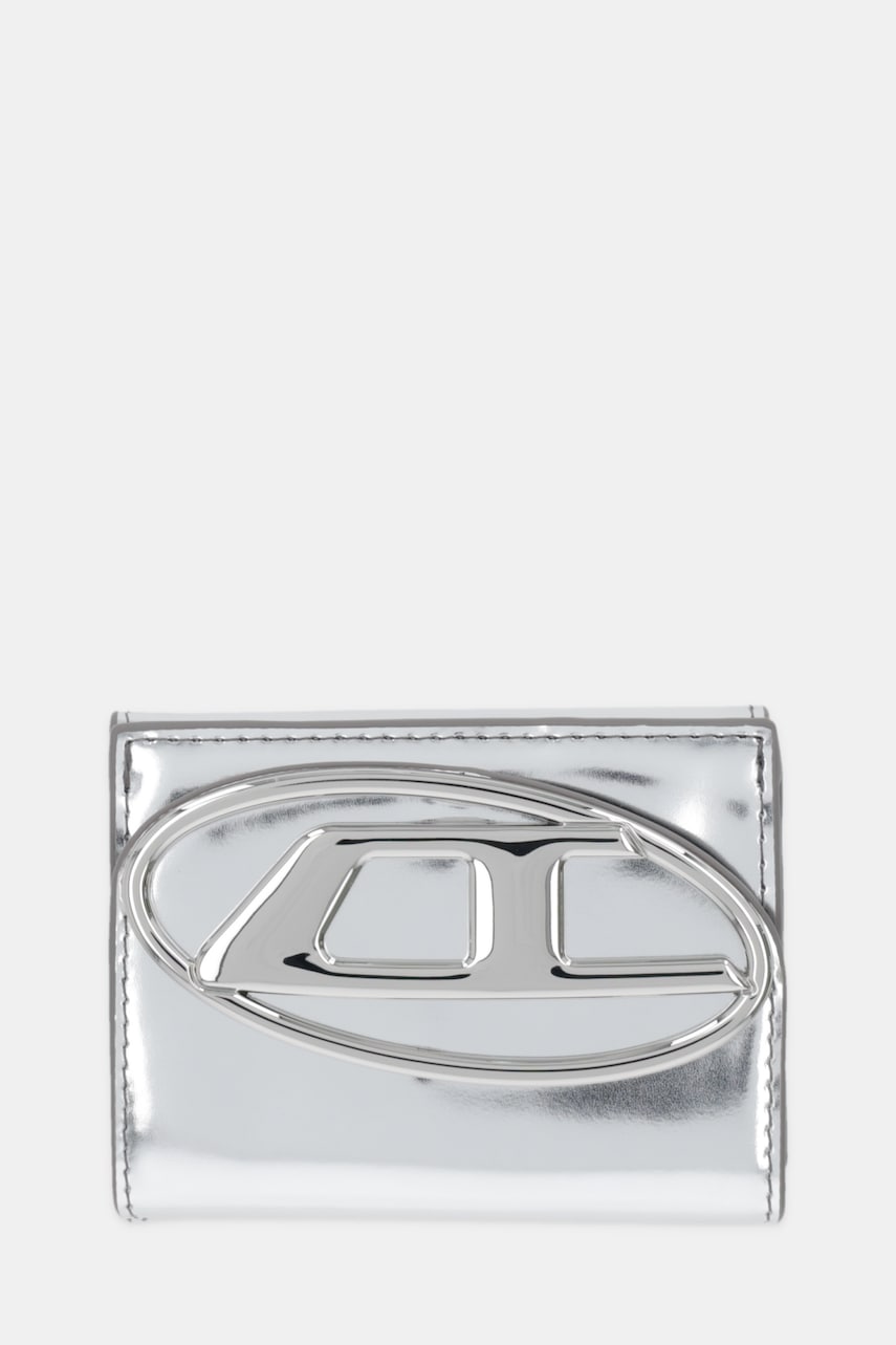 Diesel portofel de piele 1DR 1DR TRI FOLD COIN XS II culoarea argintiu, X09887.PS202