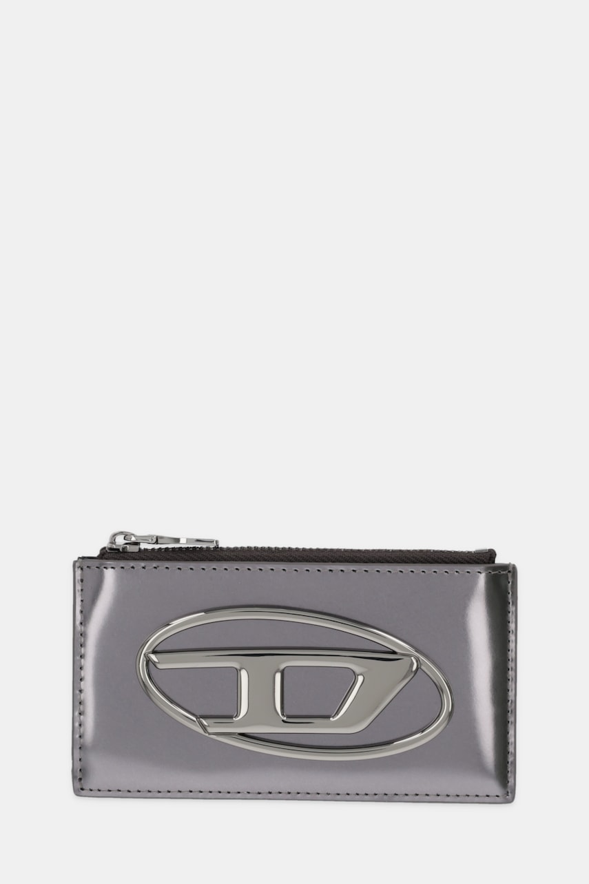 Diesel portofel de piele 1DR 1DR CARD HOLDER III culoarea gri, X10270.PS202