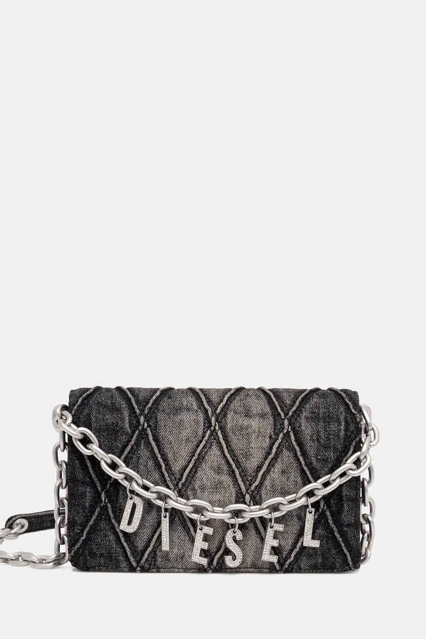 Diesel portofel CHARM-D CHARM-D culoarea gri, X10281.P6330