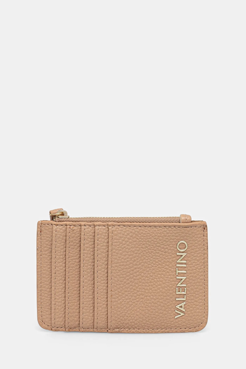 Valentino Bags carcasă pentru card culoarea bej, VPS7LX820