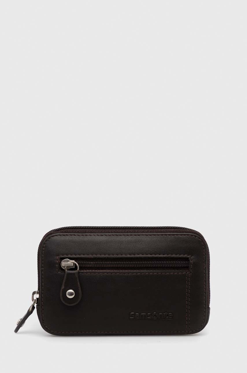 

Шкіряний чохол для ключів Samsonite чоловічий колір коричневий