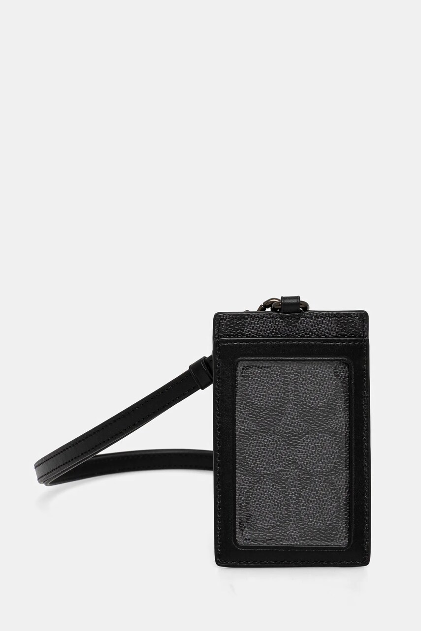 Coach card holder culoarea negru, CU476