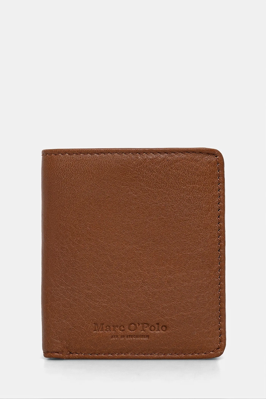 Marc O\'Polo portofel de piele barbati, culoarea maro, B0129545602114