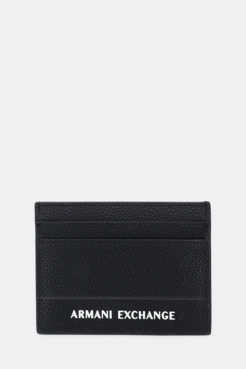 Armani Exchange card holder culoarea negru, XM000169 AF17217