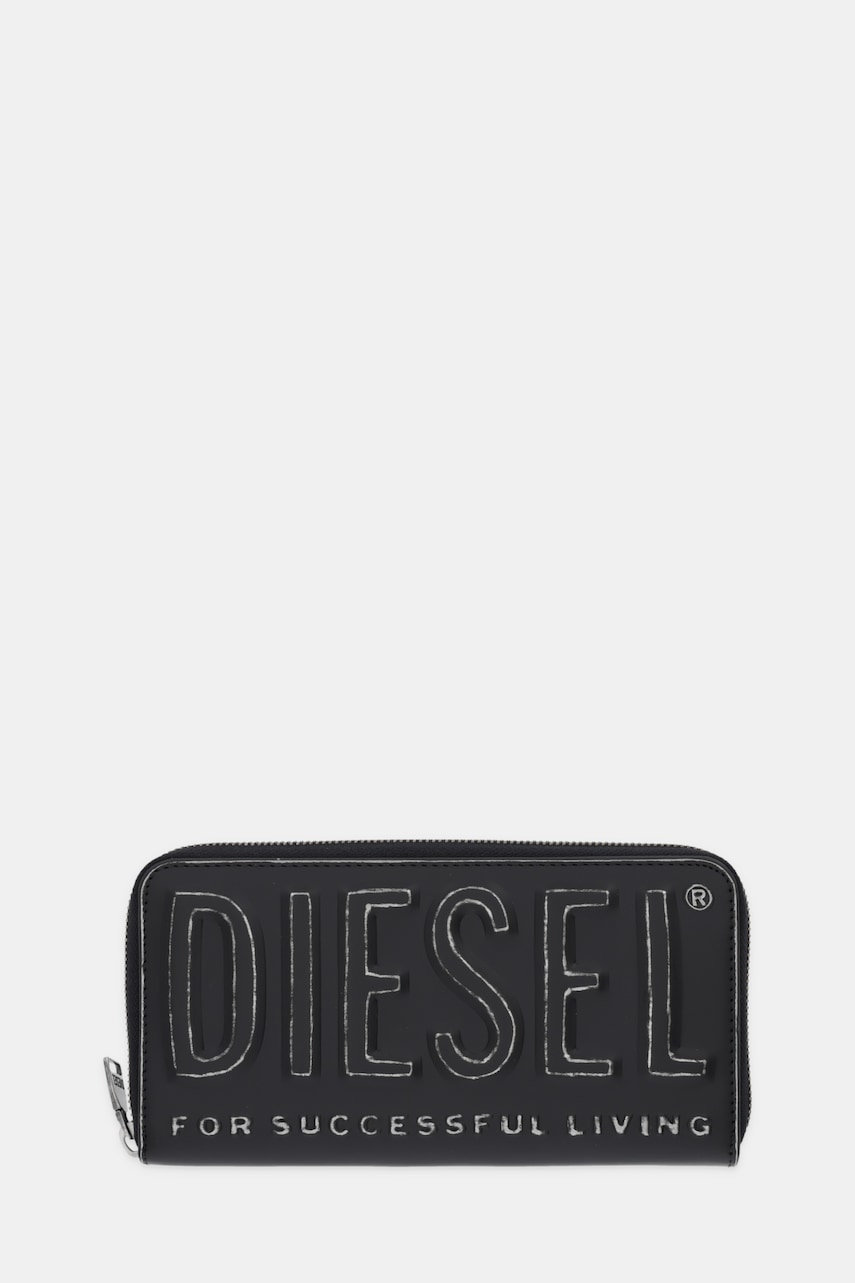Levně Peněženka Diesel DSL 3D DSL 3D pánská, černá barva, X10006.P8078