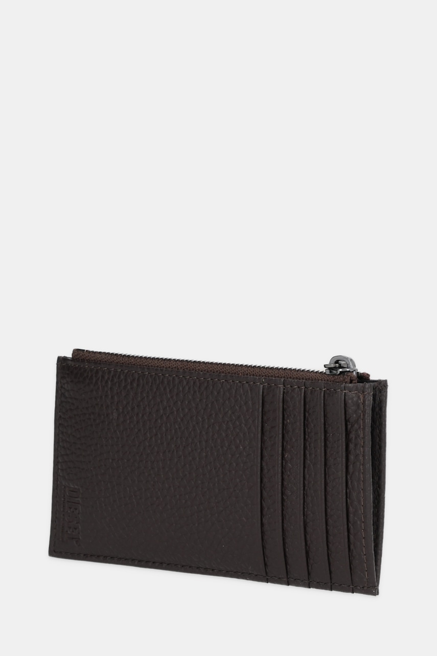 Diesel portofel de piele HISSU EVO HISSU EVO culoarea maro, X10299.P0685