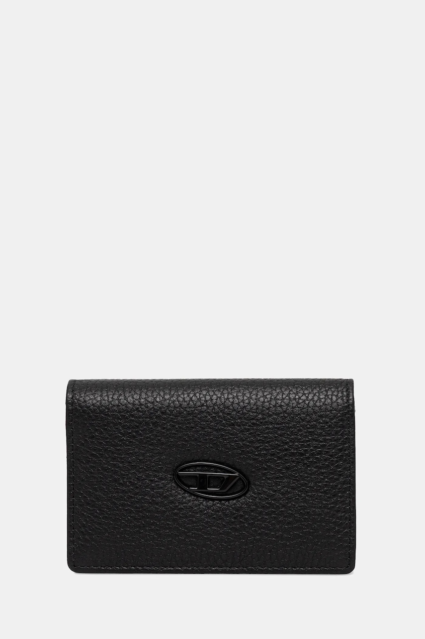 Diesel portofel de piele HISSU EVO HISSU EVO culoarea negru, X10385.P0685