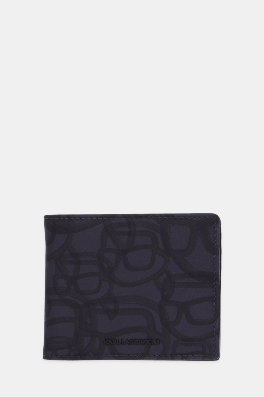 Karl Lagerfeld portofel K/IKON culoarea negru, B1M32059