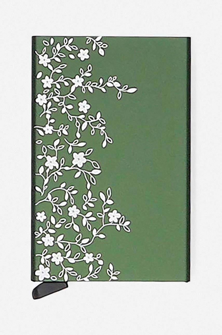 Secrid carcasă cardului culoarea verde, Portfel Secrid CLA-PROVENCE GREEN Secrid carcasă cardului culoarea verde, Portfel Secrid CLA-PROVENCE GREEN