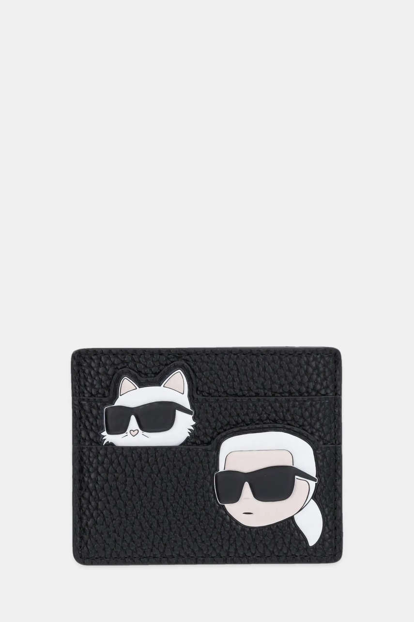 Karl Lagerfeld card holder culoarea negru, A1W32127