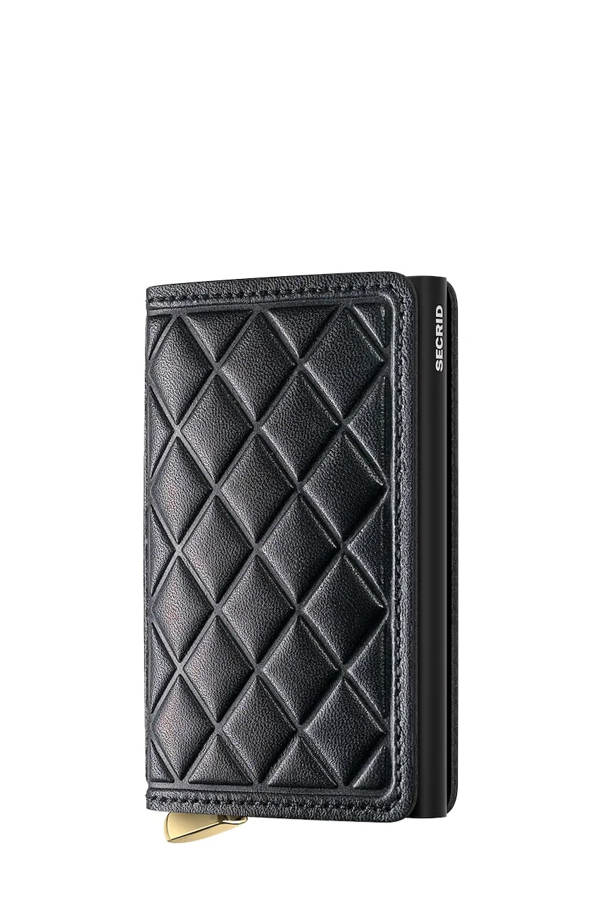 Secrid portofel de piele EMBOSS DIAMOND