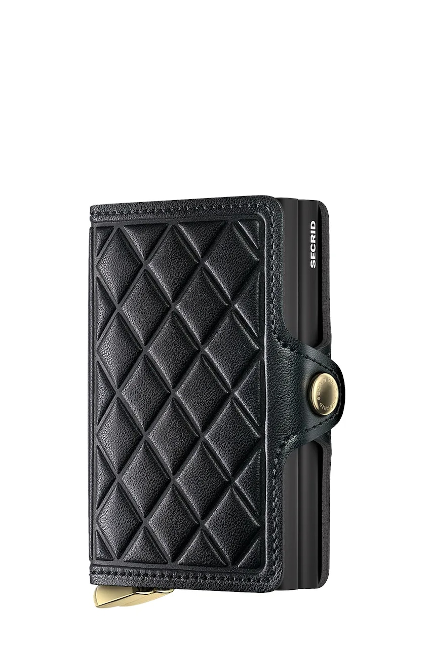 Secrid portofel de piele EMBOSS DIAMOND