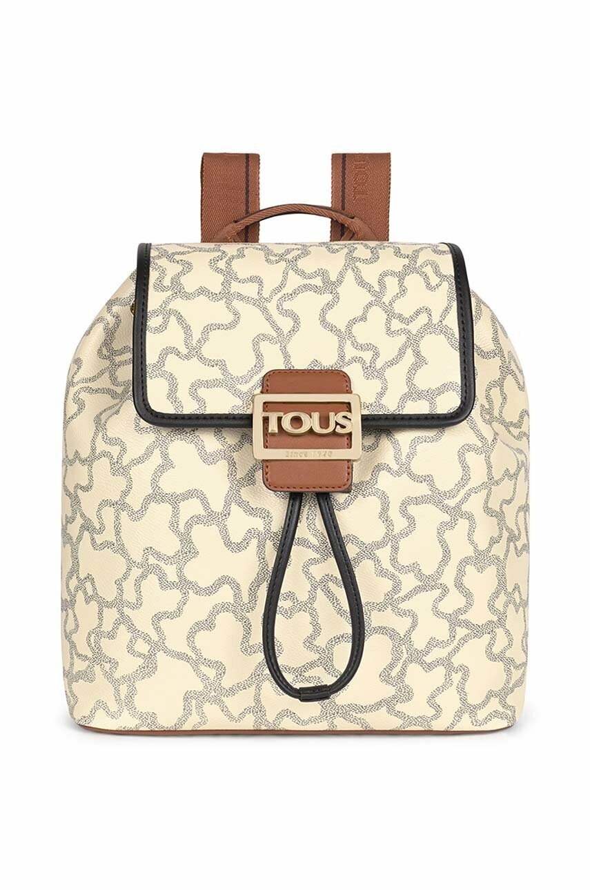 Tous rucsac femei, culoarea bej, mare, cu model 2001582960