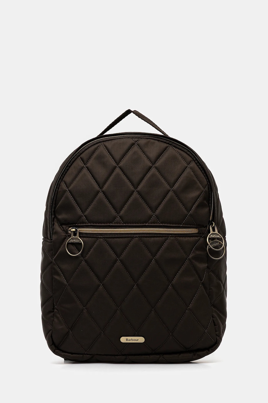 Barbour rucsac culoarea verde, mare, uni, LBA0394