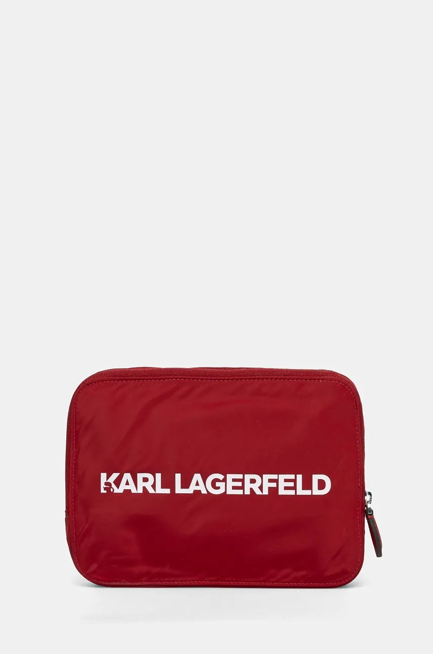 Рюкзак Karl Lagerfeld женский цвет красный маленький узорный A1W30137 Рюкзак Karl Lagerfeld женский цвет красный маленький узорный A1W30137