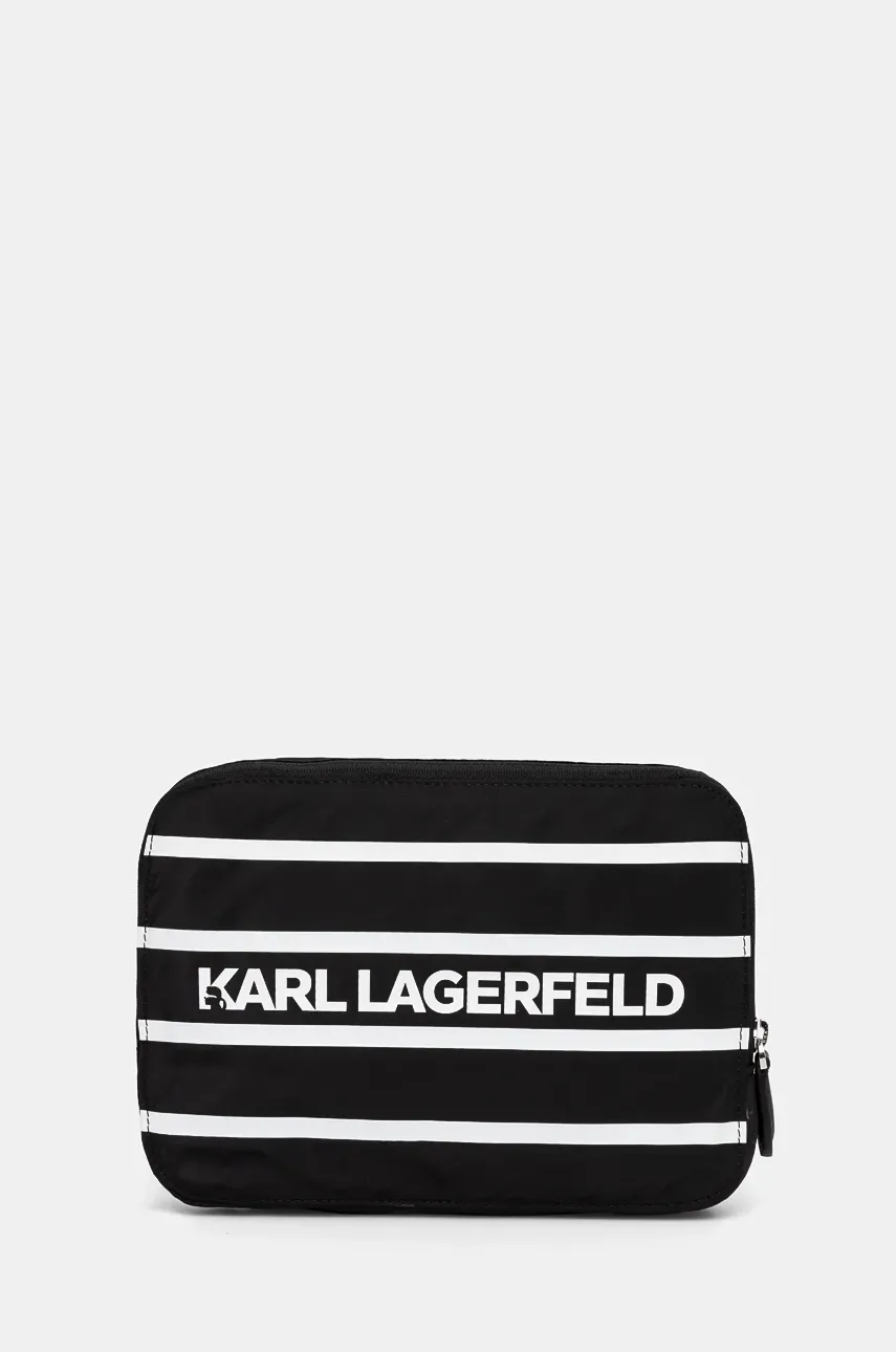 Рюкзак Karl Lagerfeld женский цвет чёрный маленький узорный A1W30137 Рюкзак Karl Lagerfeld женский цвет чёрный маленький узорный A1W30137