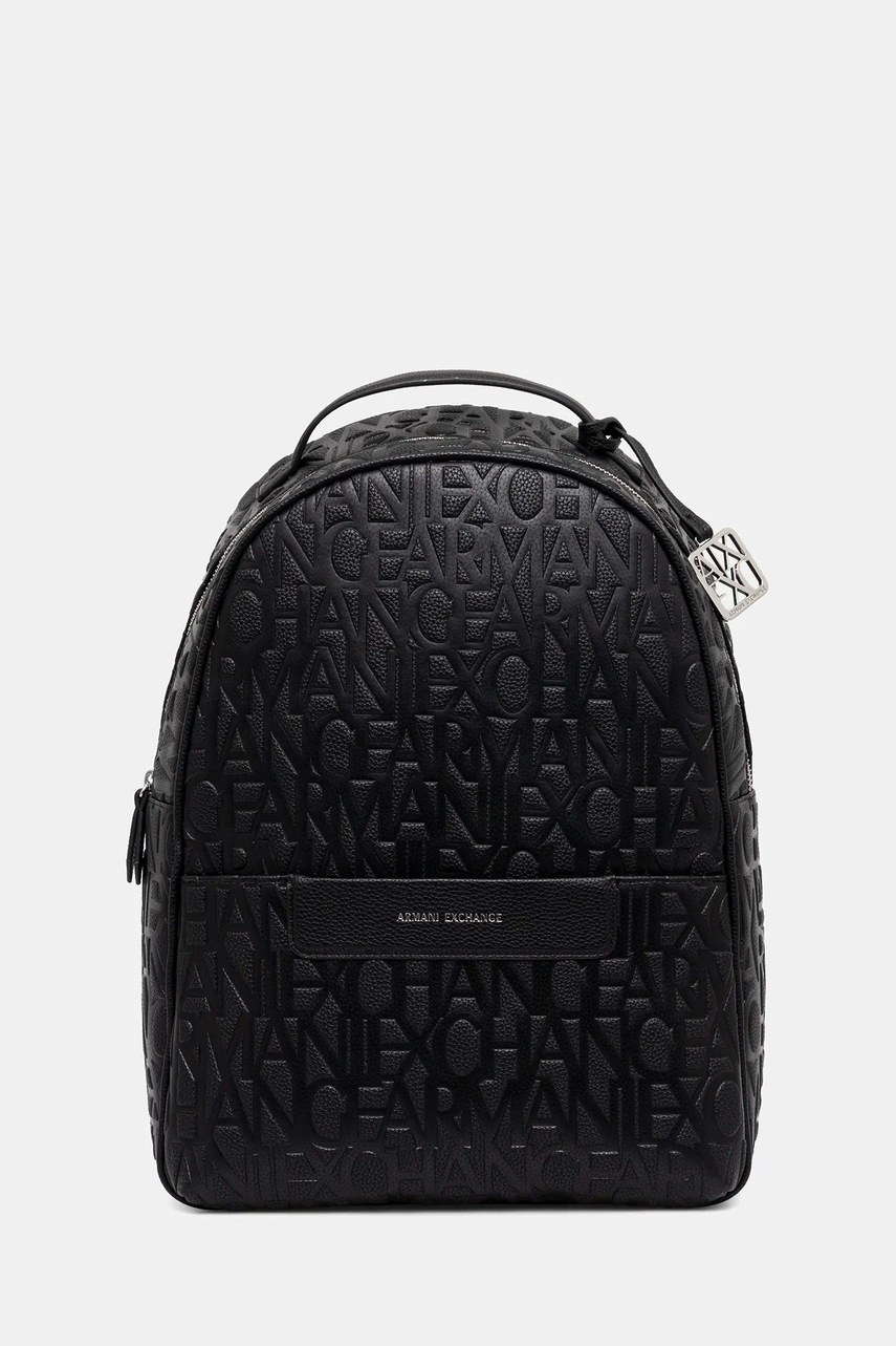Armani Exchange rucsac culoarea negru, mare, uni, XW001922 AF15774