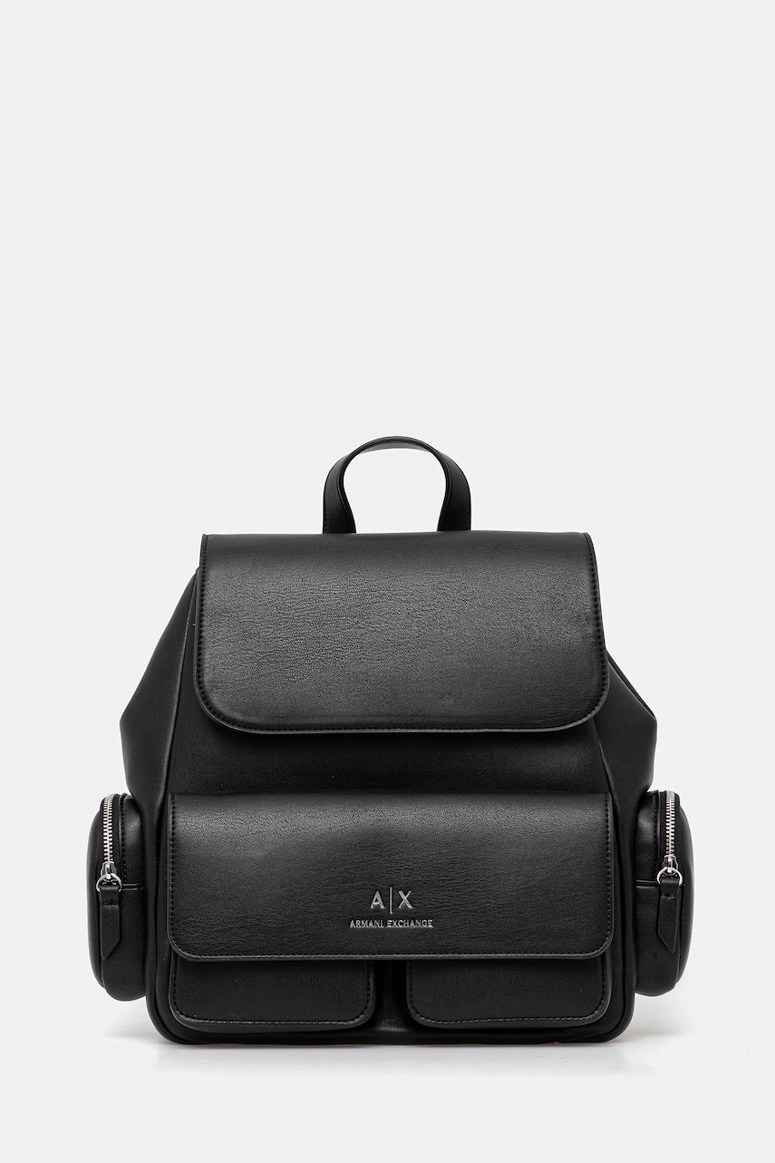 Armani Exchange rucsac culoarea negru, mic, uni, XW001923 AF12589