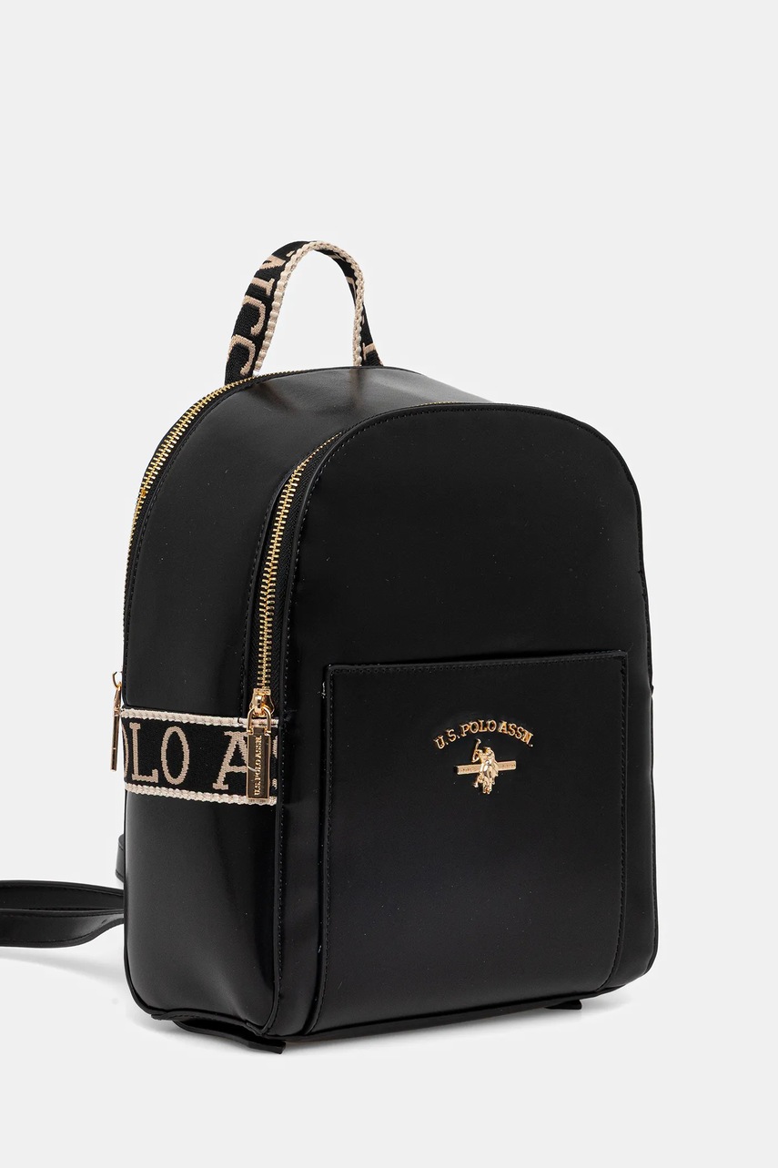 Рюкзак U.S. Polo Assn. Heat цвет чёрный маленький однотонный BEU7H8618WVP Рюкзак U.S. Polo Assn. Heat цвет чёрный маленький однотонный BEU7H8618WVP