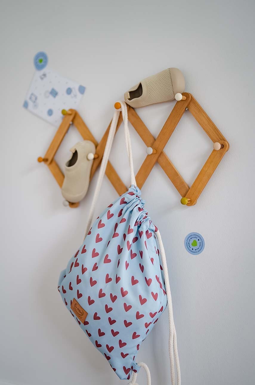 Детский рюкзак La Millou HEARTBEAT BLUE большой узорный в Луцке Детский рюкзак La Millou HEARTBEAT BLUE большой узорный в Луцке