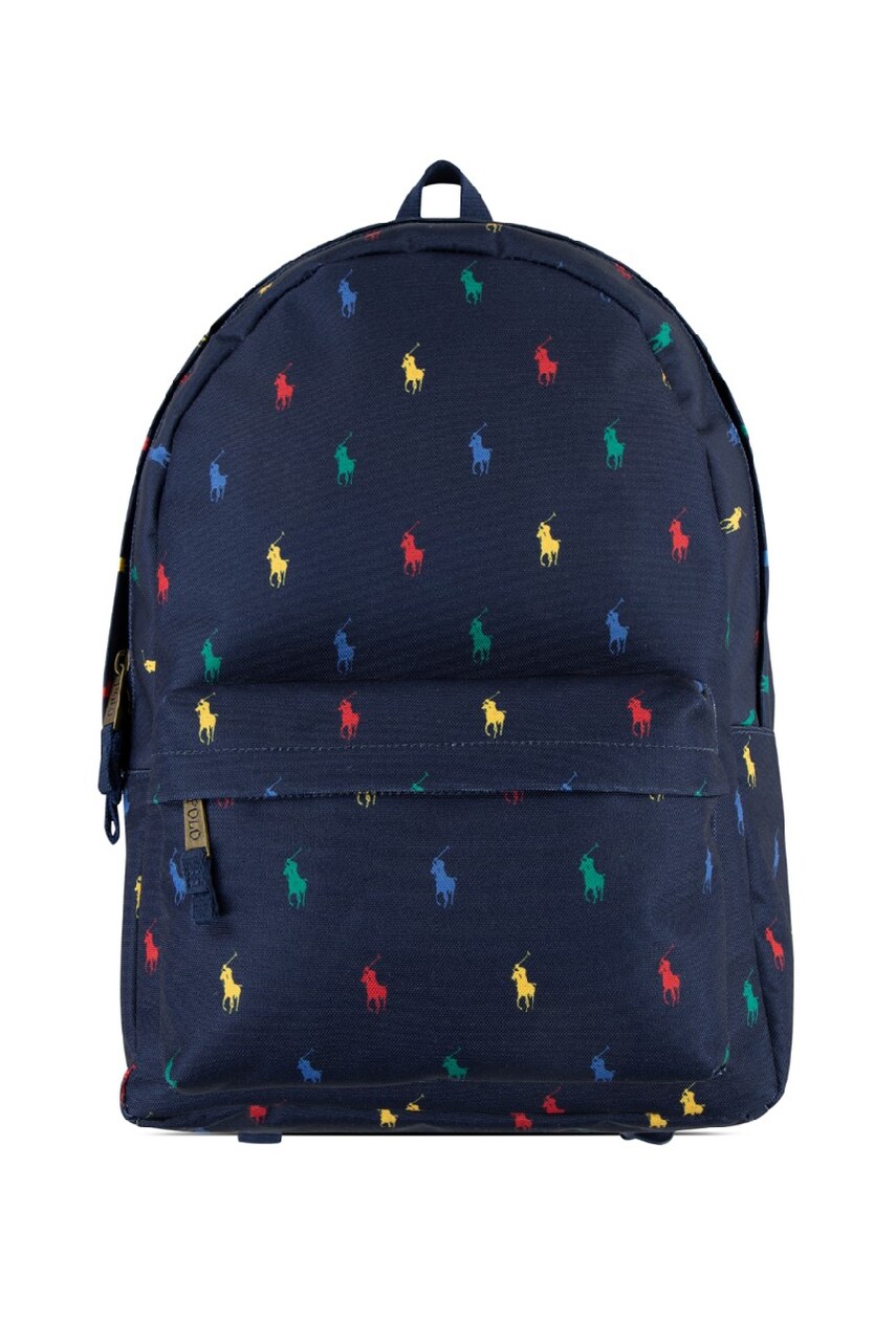 Levně Dětský batoh Polo Ralph Lauren tmavomodrá barva, velký, vzorovaný, 9AR153