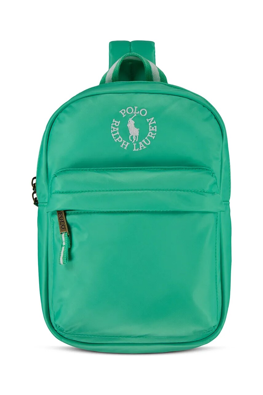 Levně Dětský batoh Polo Ralph Lauren zelená barva, malý, hladký, 9AR155