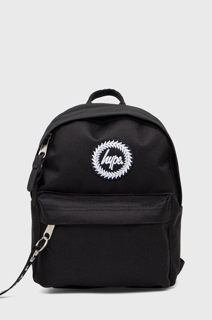 Hype rucsac barbati, culoarea negru, mic, neted