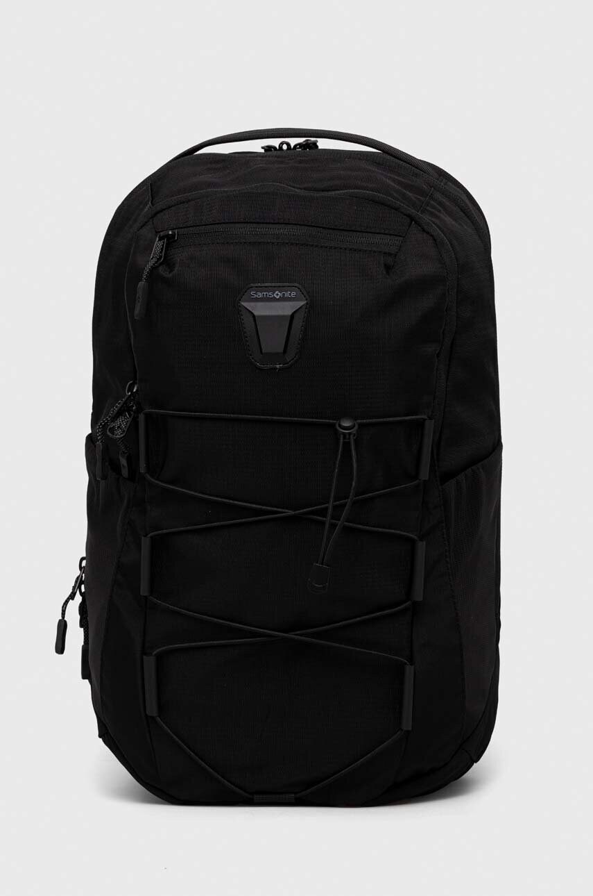 

Рюкзак Samsonite мужской цвет чёрный большой однотонный