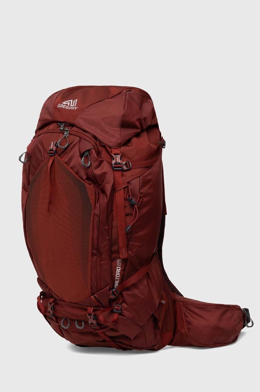 Рюкзак Gregory Baltoro 65 чоловічий колір бордовий великий однотонний