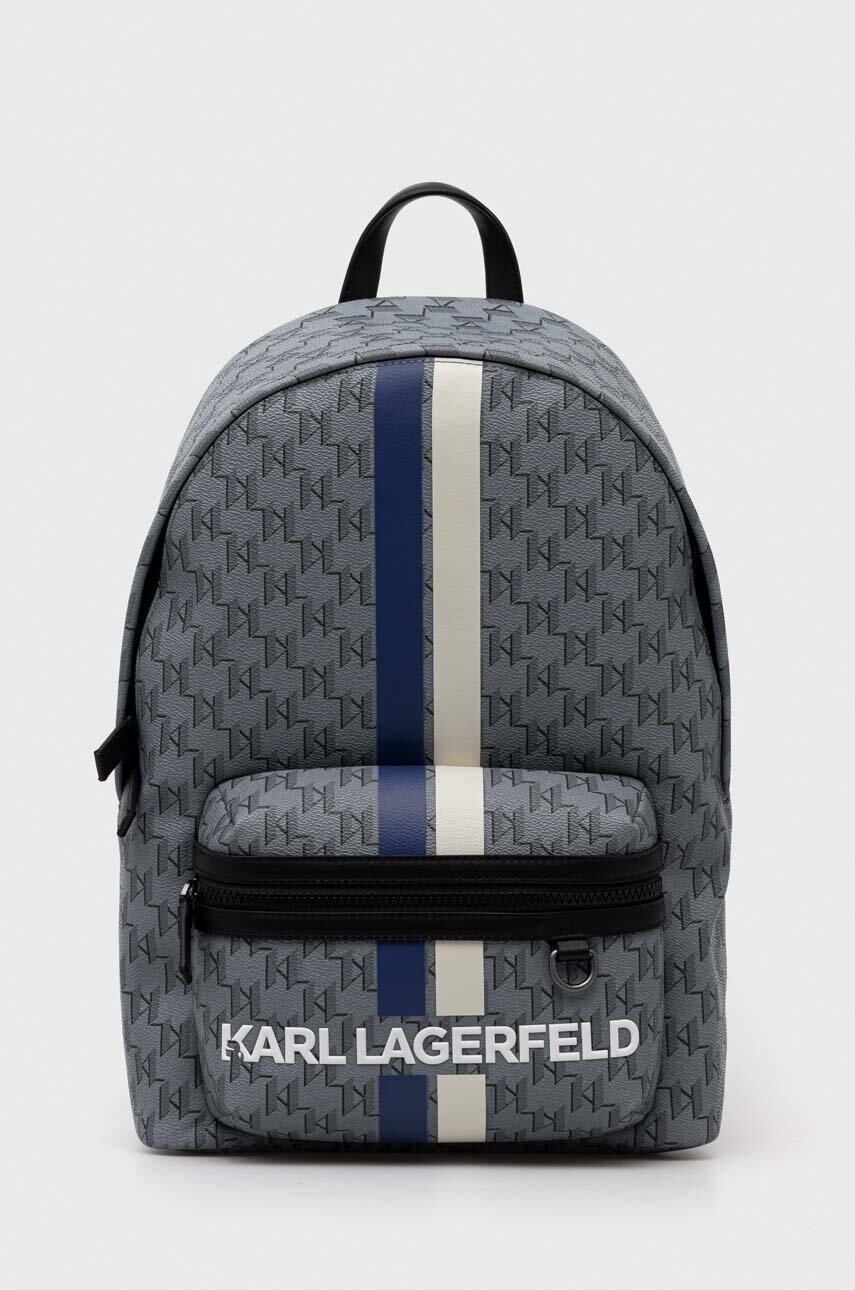 Karl Lagerfeld rucsac barbati, culoarea gri, mare, modelator