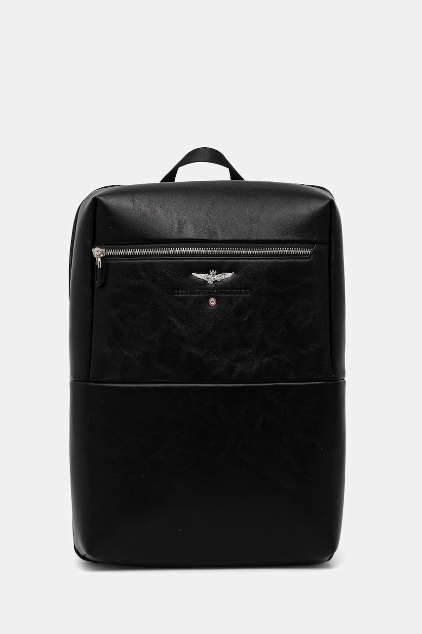 Aeronautica Militare rucsac culoarea negru, mare, uni, AM564