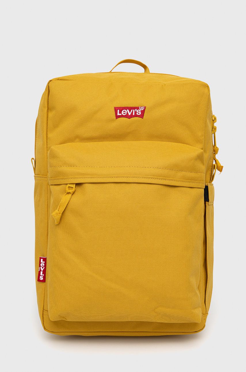 Levi's plecak kolor złoty duży gładki