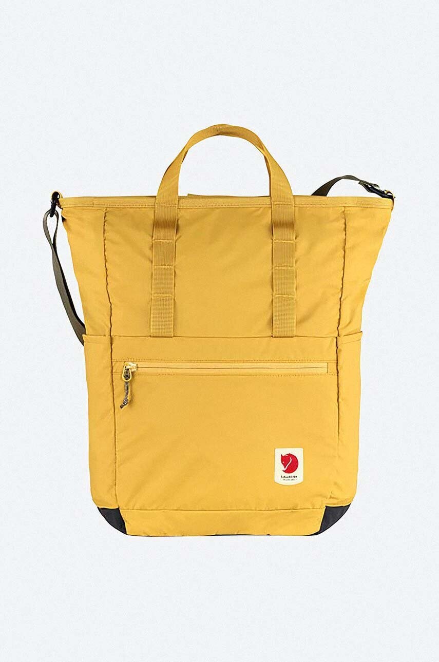 

Рюкзак Fjallraven цвет жёлтый большой однотонный