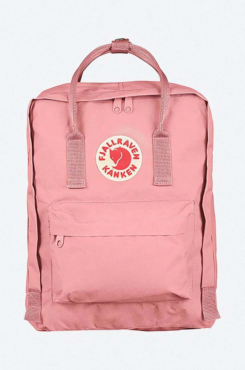 Fjallraven rucsac Kanken culoarea roz, mare, cu imprimeu F23510.312-312