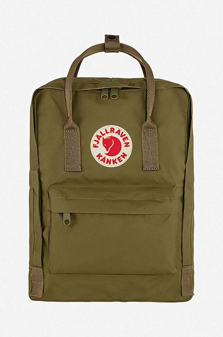 Fjallraven rucsac Kanken culoarea verde, mare, cu imprimeu F23510.631-631