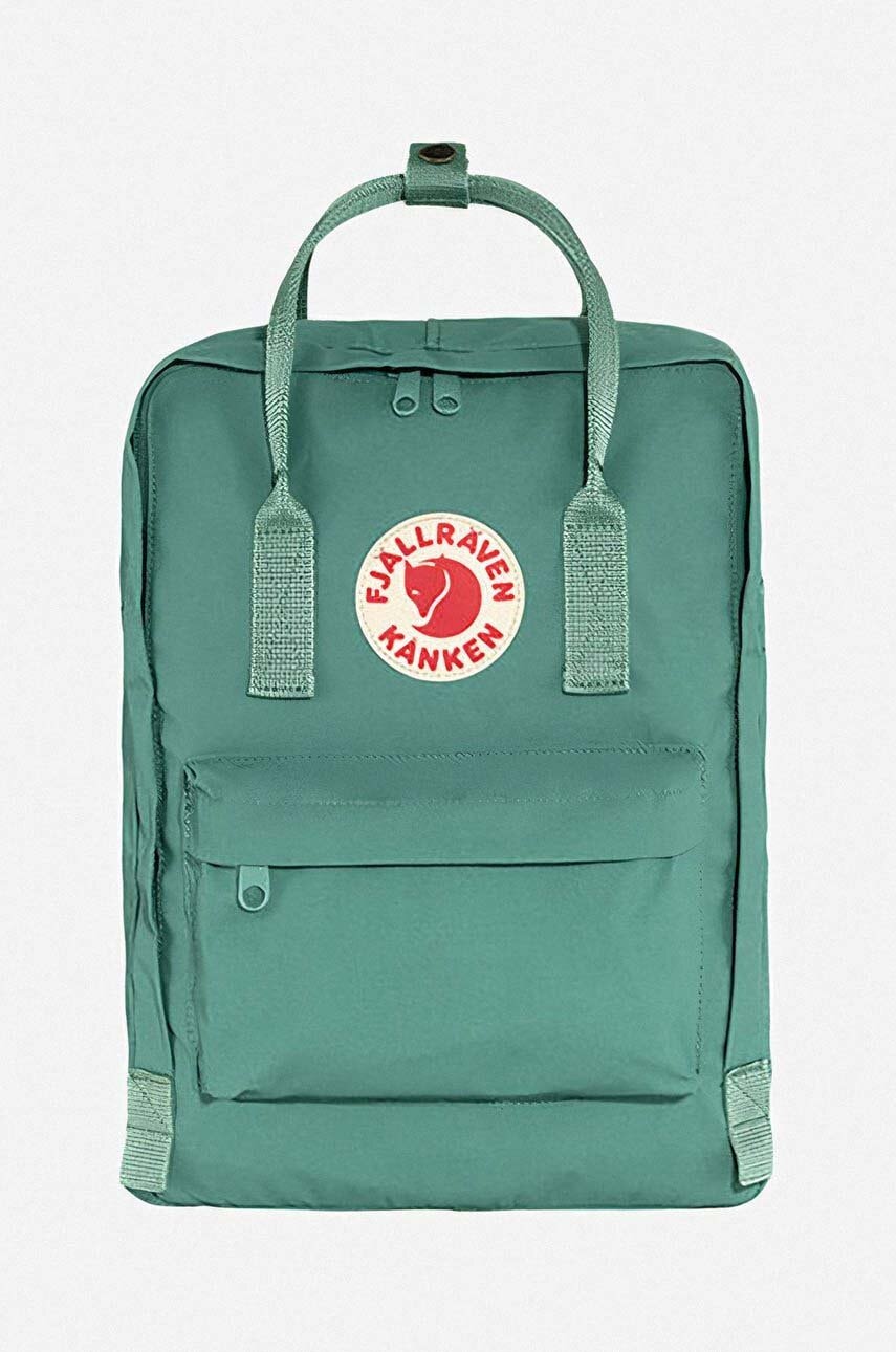 Fjallraven rucsac Kanken culoarea verde, mare, neted F23510.664-664