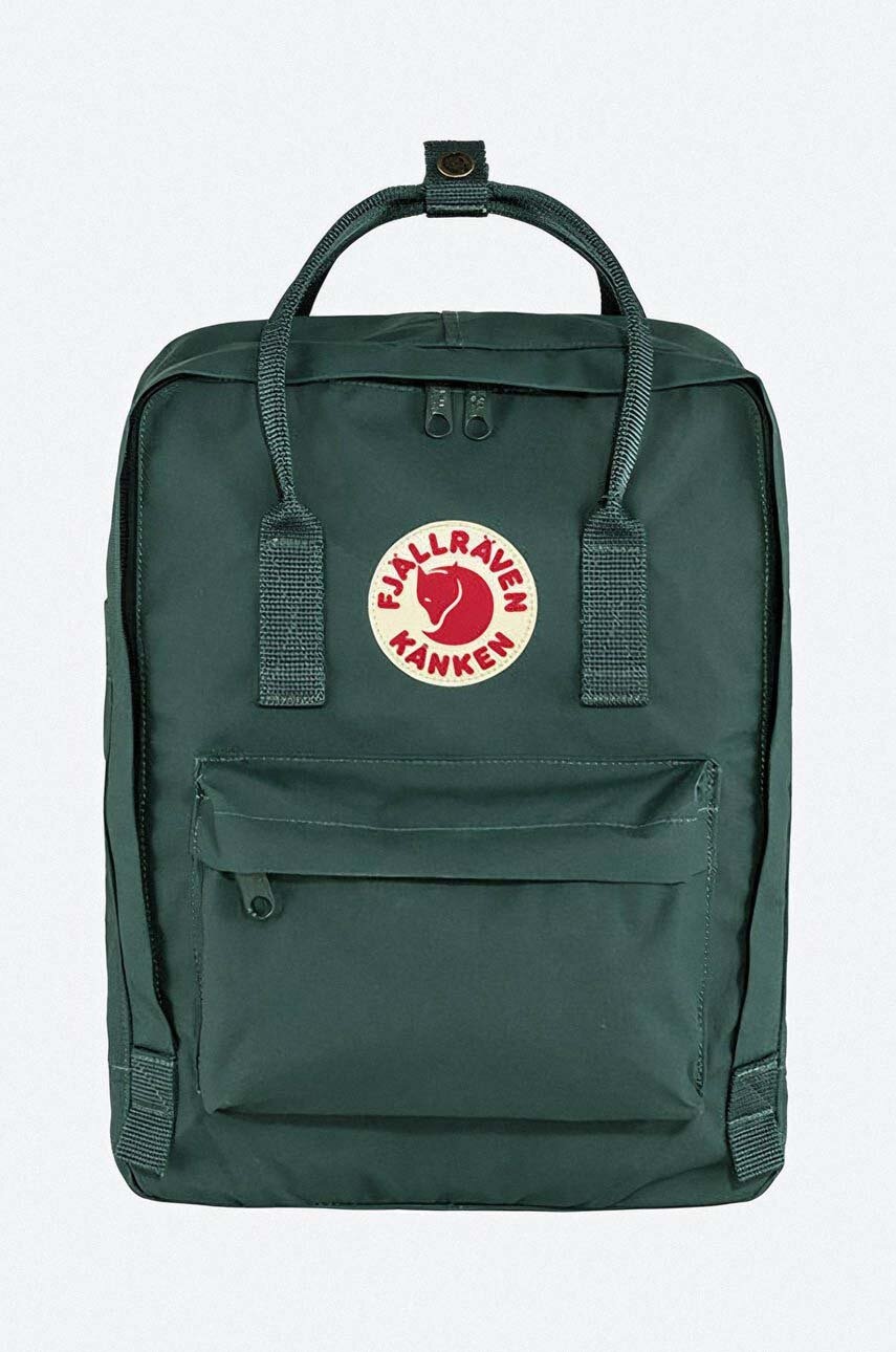 Fjallraven rucsac Kanken culoarea verde, mare, cu imprimeu F23510.667-667