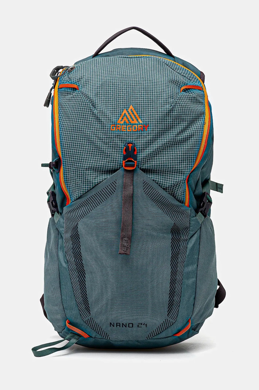 Gregory rucsac Nano 24 culoarea turcoaz, mare, uni, NANO.24