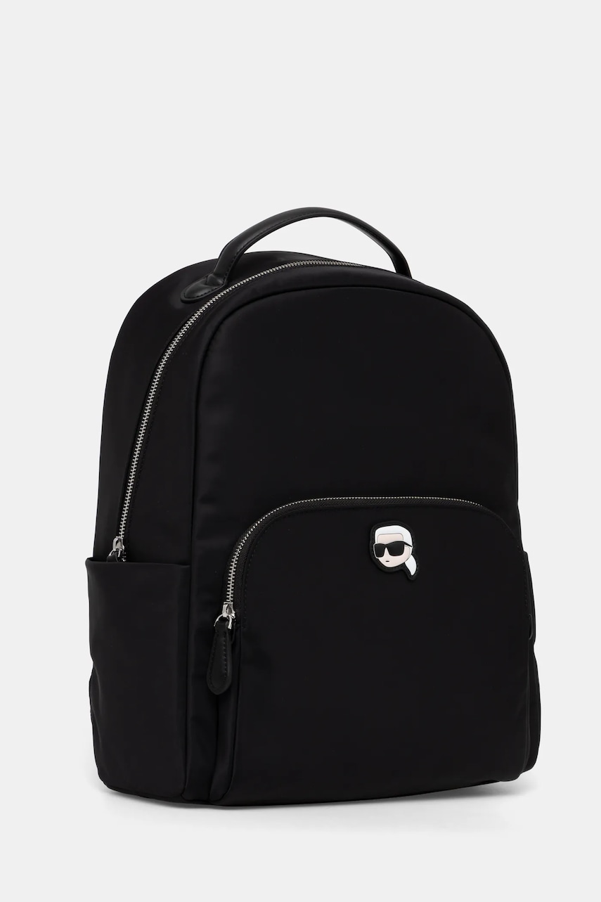 Рюкзак Karl Lagerfeld цвет чёрный большой однотонный A1W30126 Рюкзак Karl Lagerfeld цвет чёрный большой однотонный A1W30126