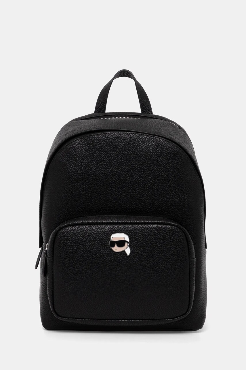 Karl Lagerfeld rucsac culoarea negru, mare, cu imprimeu, A1W30497