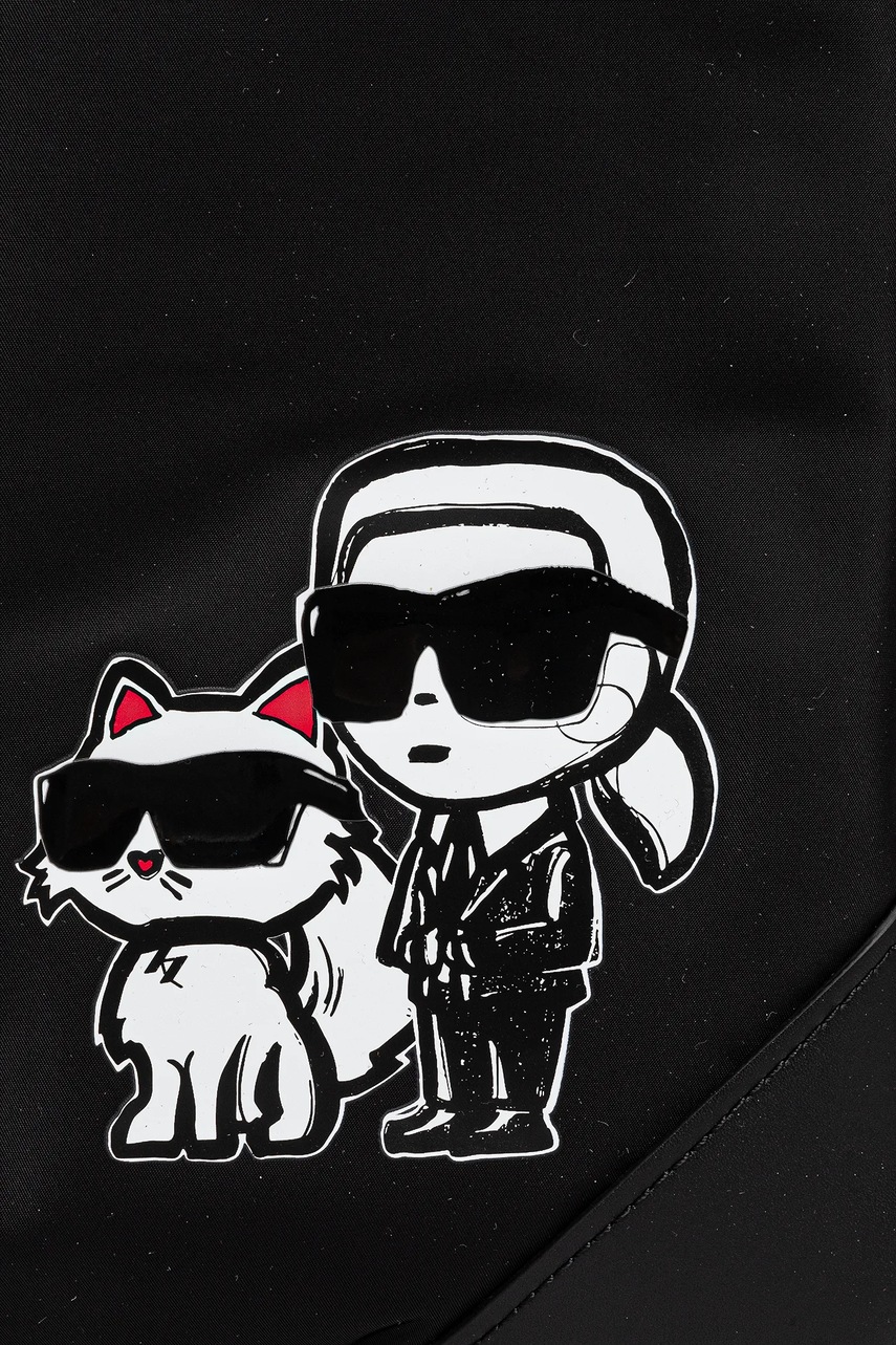 Τσάντα Karl Lagerfeld χρώμα: μαύρο, A2W30184 φωτογραφία